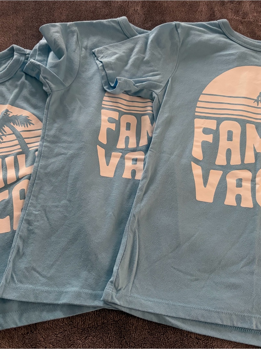The Children's Place Light Blue 'Family Vac' Graphic Tee